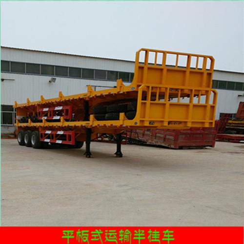 钢材运输半挂车转盘式农用拖车