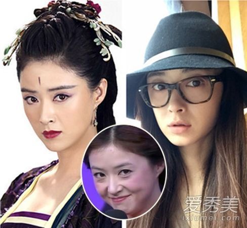 《花千骨》女星卸妆 赵丽颖蒋欣化妆前后差距(组图)