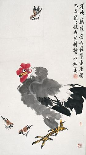 当代画家萧朗精品花鸟画作品欣赏