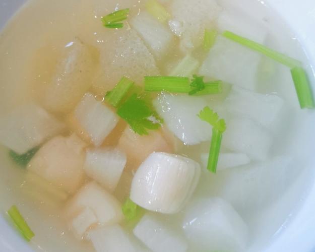 干贝竹荪萝卜汤