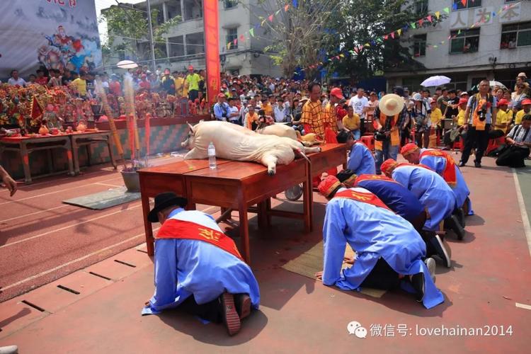零距离拍摄海南定安军坡,穿仗…(多图)