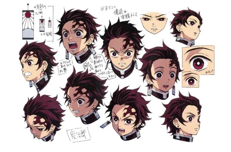 绘画技能分享|线稿分享第39期——《鬼灭之刃》(文末有福利哟)