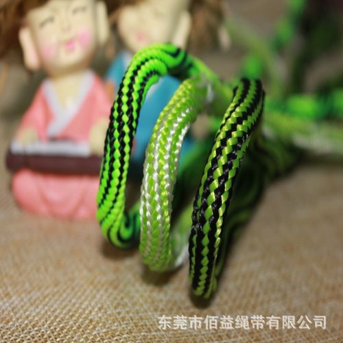 供应24股涤纶编织绳 8mm涤纶低弹丝纤维绳 彩色尼龙包