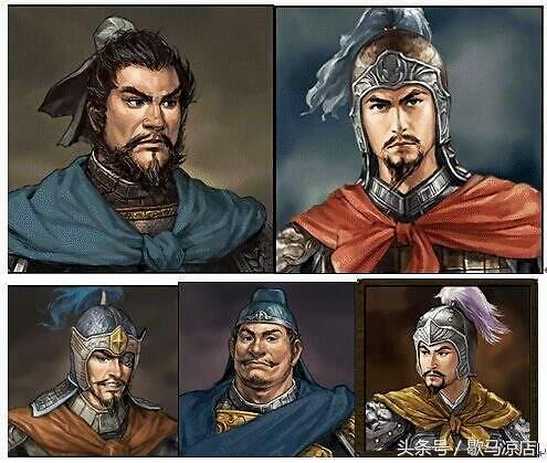 历史中各朝代的五虎上将