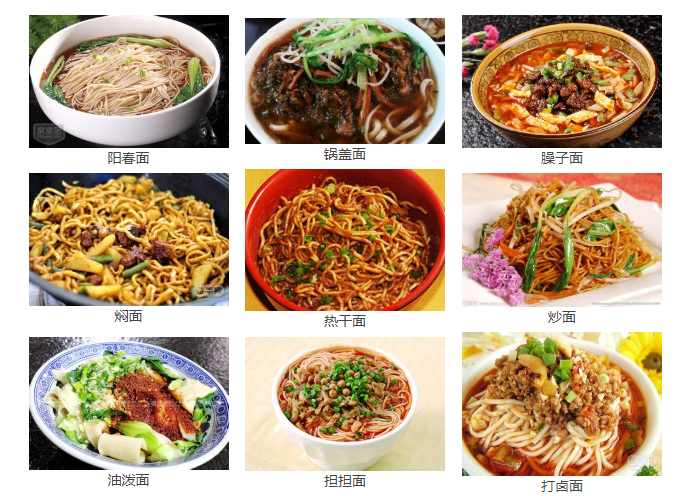 济宁各种面类20余种