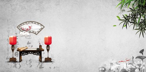 中国风家风家训海报背景素材