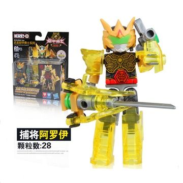 奥迪双钻铠甲勇士捕将卡魄埃戈士阿罗伊锐夫拼装积木玩具 单只装(捕将