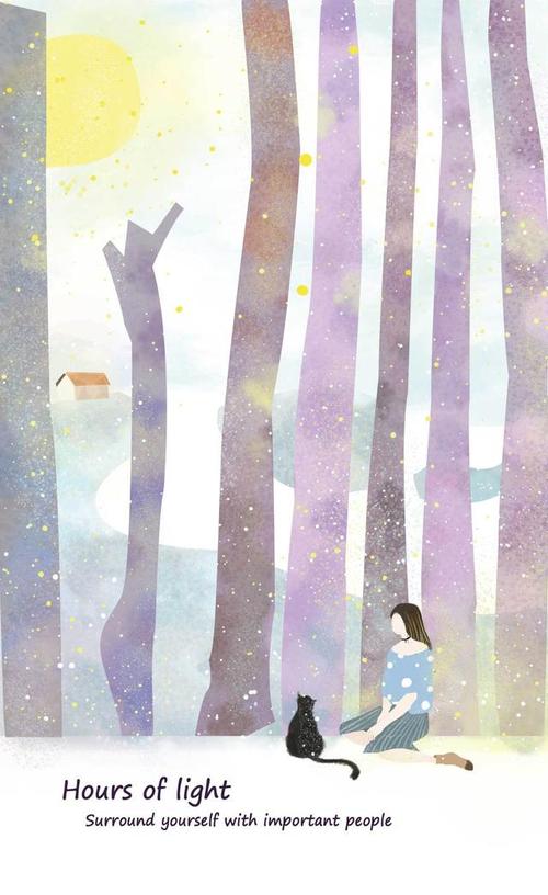 日系小清新文艺唯美梦幻手绘插画第八弹