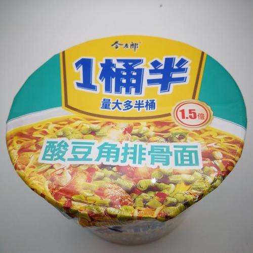 今麦郎一桶半 酸豆角排骨面