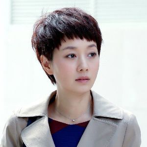 马伊琍假发女短发真发时尚短卷发发型逼真自然中年女士妈妈假发套