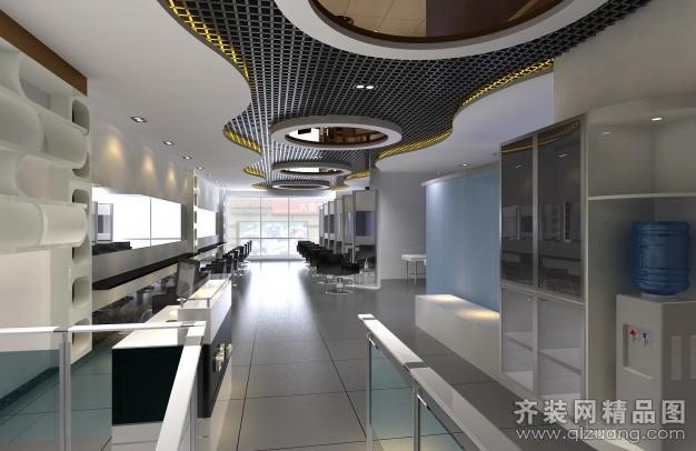 锦致装饰公司【理发店现代简约装修效果图图片】装修图片