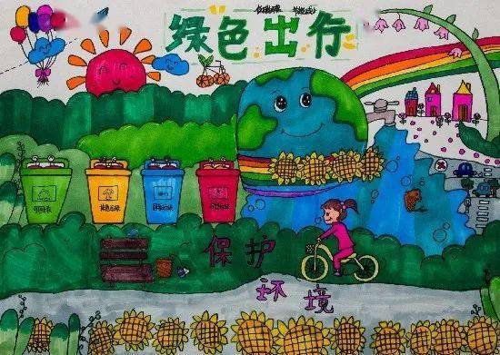 张昕宇 《绿色出行》张皓轩 《仙人掌之环保大楼》张晙泽 《参与垃圾