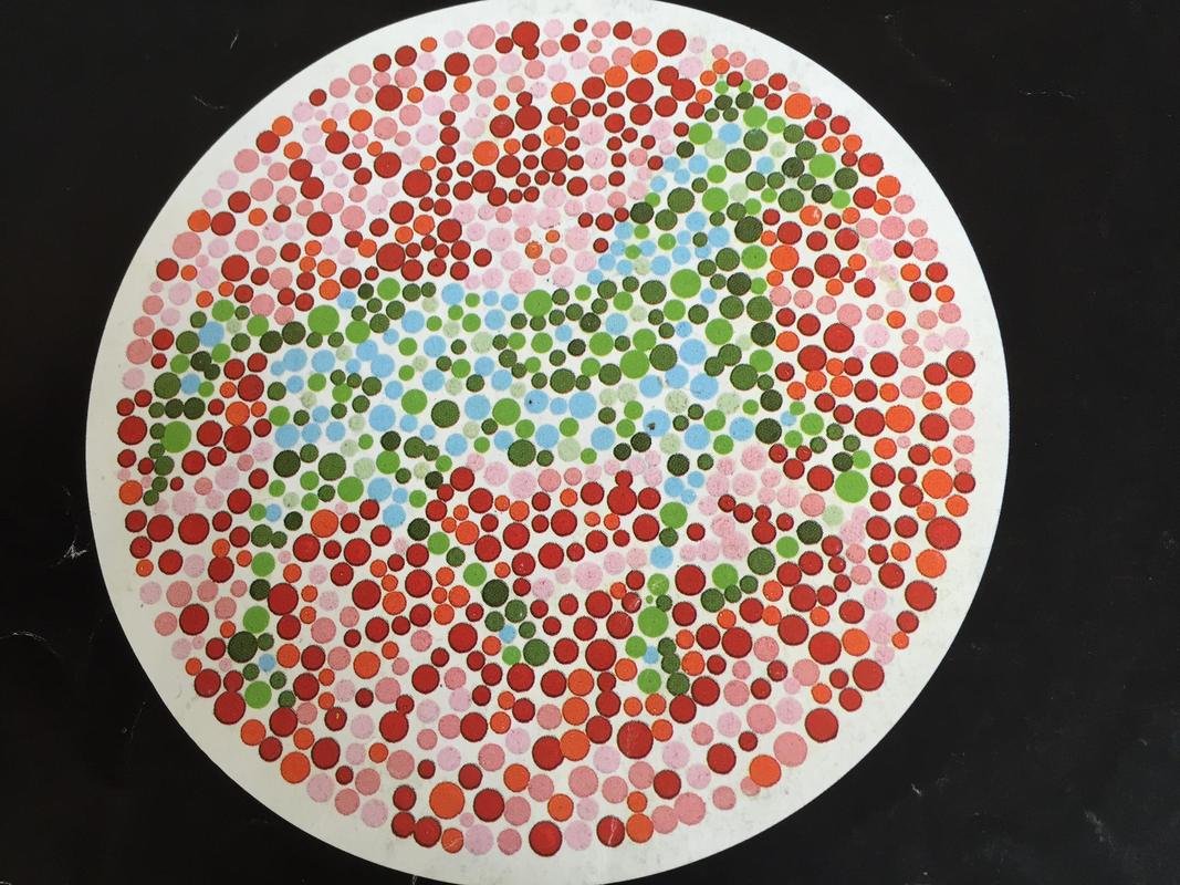 郁闷体检说色弱