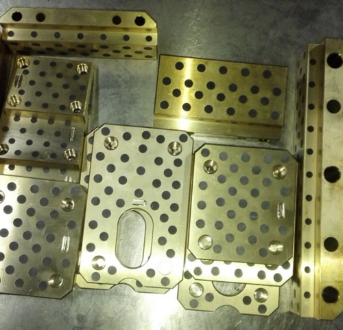 精密模具配件加工黄铜石墨耐磨块青铜石墨耐磨块行位压块压条加工