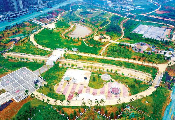 在建的邙山体育公园