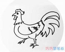 卡通小鸡怎么画涂颜色简单易学 小鸡的画法简笔画图片