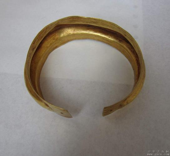 罕见汉代金手镯