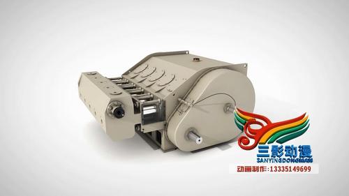 石油机械压裂泵三维动画视频制作