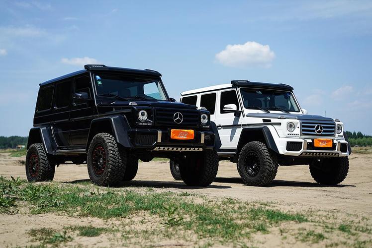 奔驰g500,黑白双g!