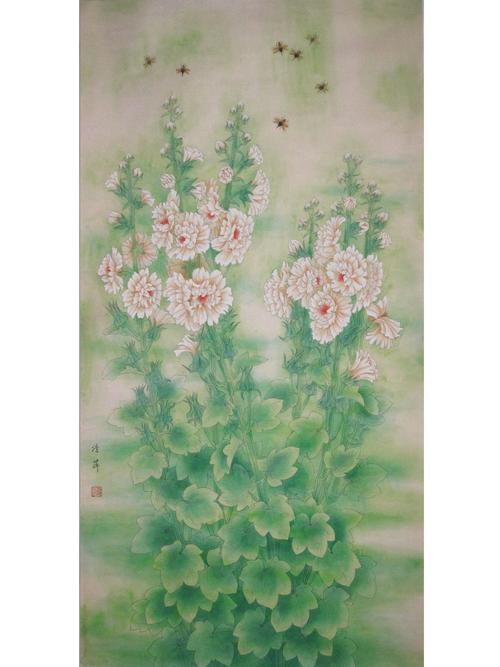 傅清萍国画工笔花鸟画创作