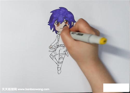 斗罗大陆唐三简笔画