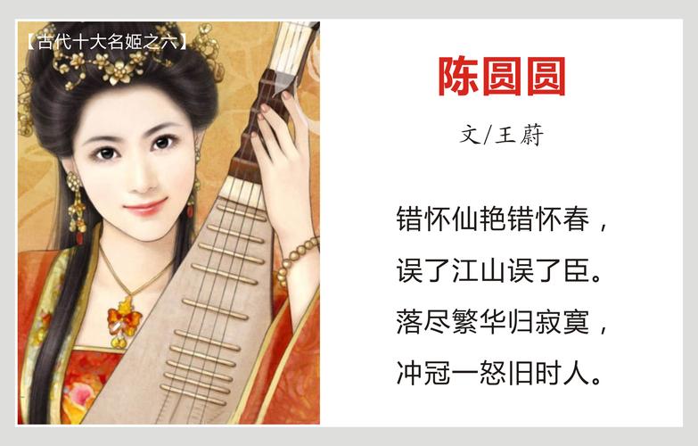 古代十大名姬陈圆圆