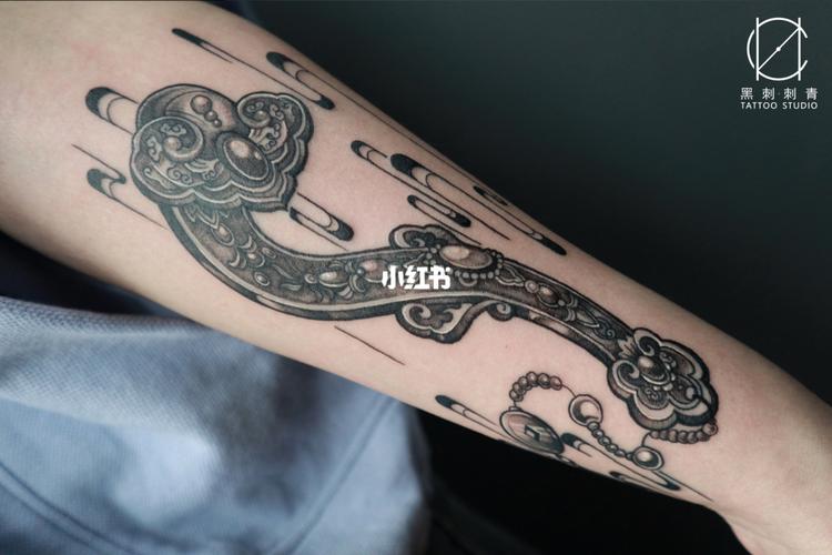 黑刺-如意纹身_纹身_如意_刺青_我的纹身分享_美妆