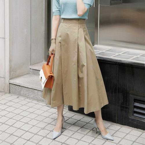 半身裙春卡其色