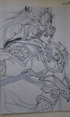 王者荣耀英雄手绘