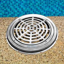 不锈钢溢水口 游泳池溢水器 不锈钢配件 泳池地漏 泳池排水格栅