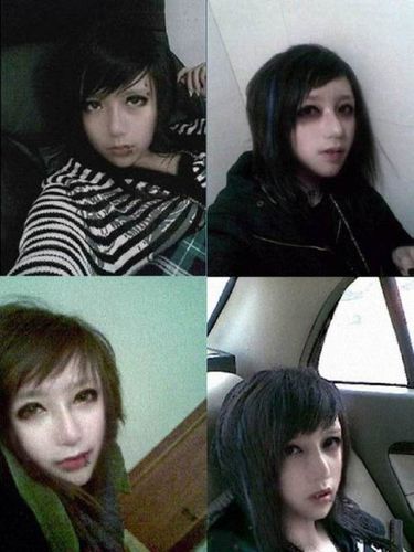 (混血,非主流,哥特式的化身)