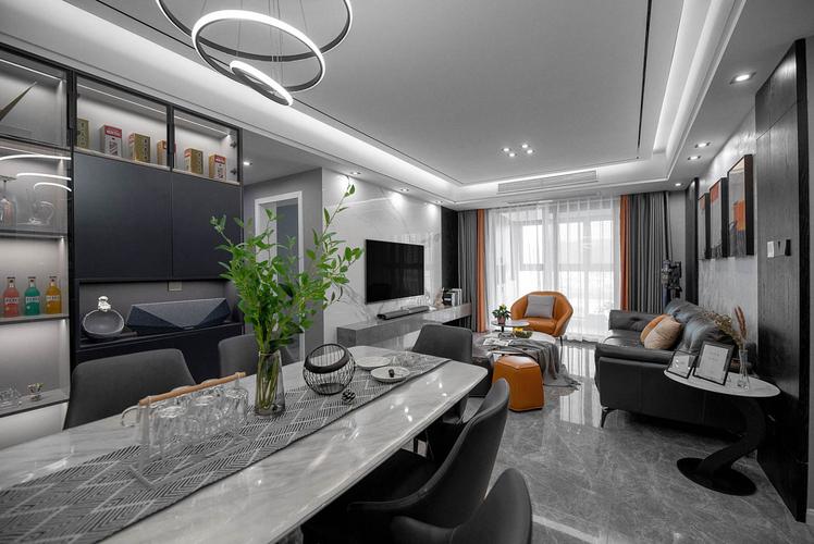 仅用15w装修的104㎡现代风格新家,溢出屏幕的高级感