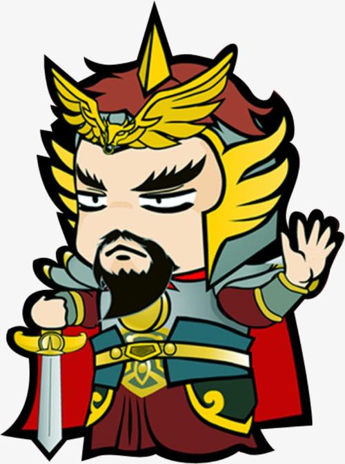 将军 卡通 古风人物 装饰