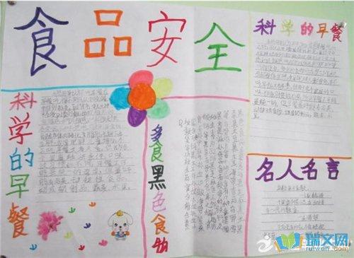 【食品安全手抄报内容】食品安全手抄报字最少