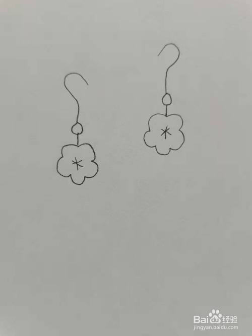 古风耳坠怎么画