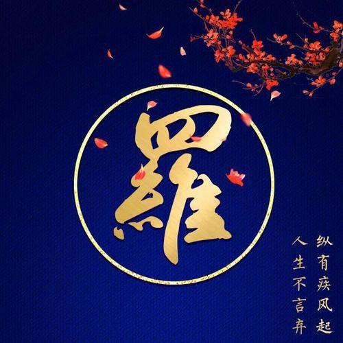 超美的励志蓝色主题姓氏微信头像不忘初心方得始终