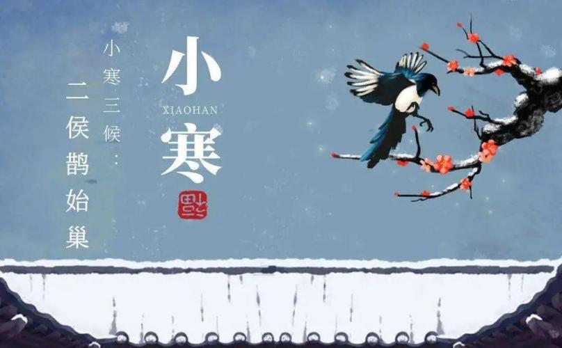 "小寒"三候:"一候雁北乡,二候鹊始巢,三候雉始鸲.