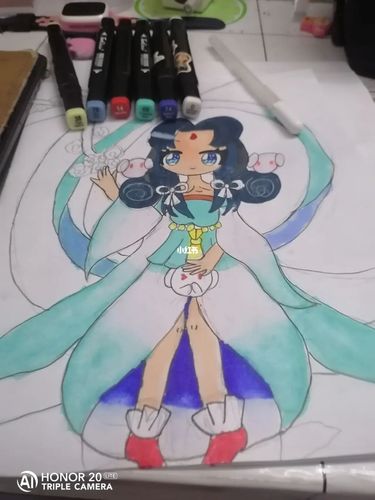 教程979998_手绘_迷你世界_教程_樱花_库洛米_木楠_文化_绘画