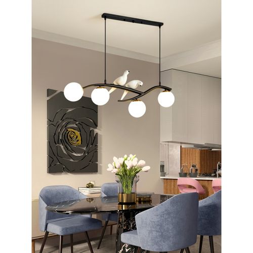 餐厅吊灯北欧风格小鸟简约现代饭厅灯创意餐桌灯2020年新款灯具