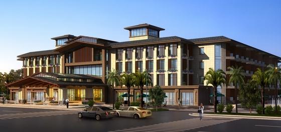 [四川]新中式风格度假酒店设计方案文本(含cad)