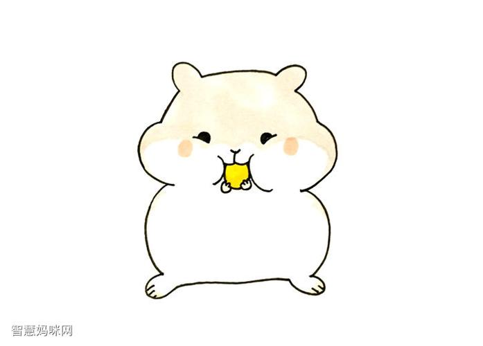 可爱仓鼠简笔画