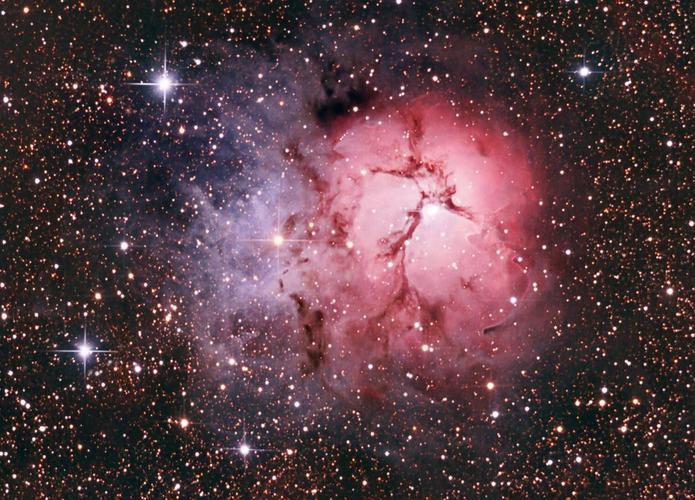 m20,ngc 6514 三叶星云