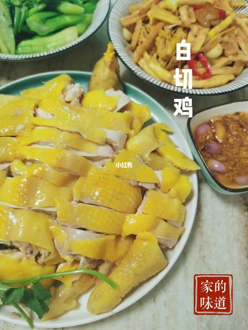 清远的白切鸡_白切鸡_摆盘_美食_鸡皮_鸡肉_谷物_吃货