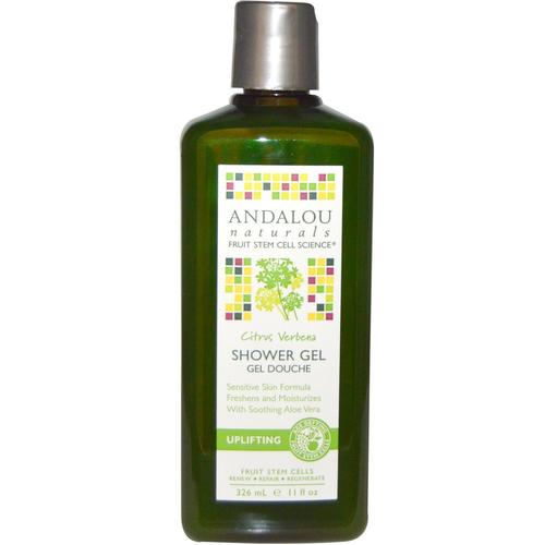 andalou naturals, uplifting shower gel, citrus verbena, 11 fl oz