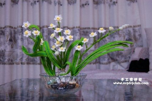 钩针水仙花