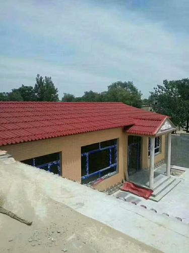 平房起脊,欧式水泥彩瓦!一次牵手,终身朋友!