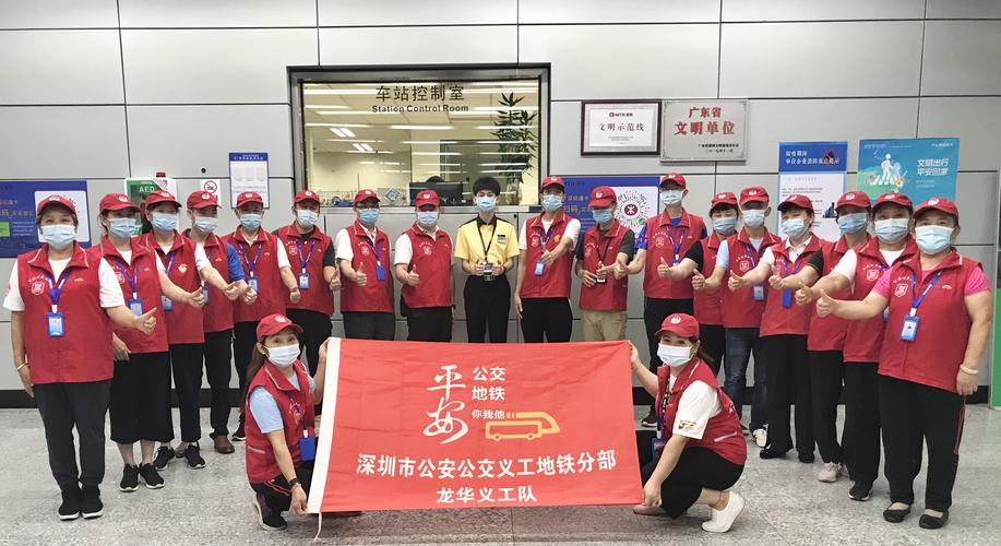 2020年8月29日,30日公安公交义工地铁分部疫情期间坚持开展,深圳北站