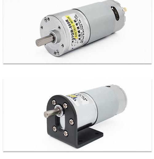 定制适用直流减速电机12v24伏微型齿轮机慢速有刷正反转电动机调速小