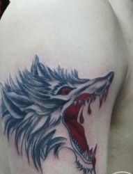 喋血狼头纹身图案大全图片|搜索结果第9页