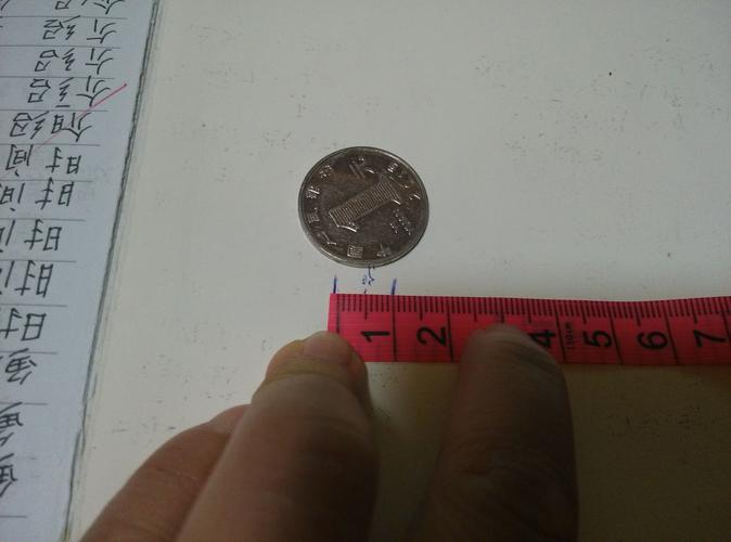 5厘米有多长.附图